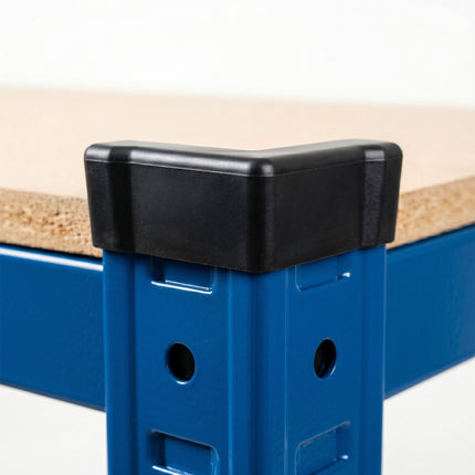 Mobile Metal Shelving Unit – Adjustable Steel, Locking Casters