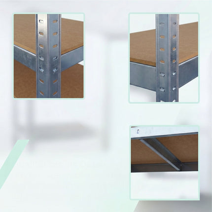 Mobile Metal Shelving Unit – Heavy-Duty Steel, Adjustable
