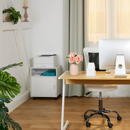 Mobile Office Trolley with 3 Compartments