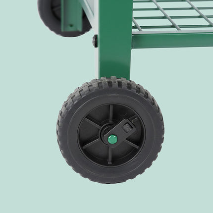 Mobile Raised Garden Bed With Wheels And Storage Tray