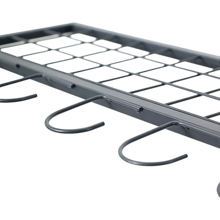 Mobile Steel Garden Tool Rack with Castors