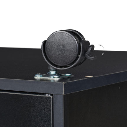 Mobile pedestal with keyboard box