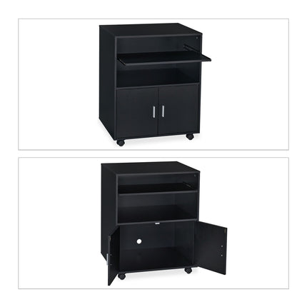 Mobile pedestal with keyboard box