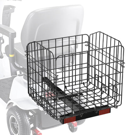 Mobility Scooter Rear Basket – Folding Wire, 33 lb, 1 in