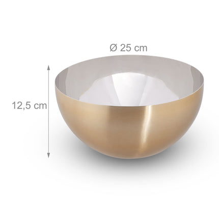 Modern Serving Bowl Gold/Silver