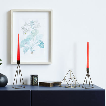 Modern candle holder, set of 2