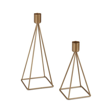 Modern candle holder, set of 2