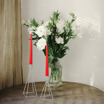 Modern candle holder, set of 2