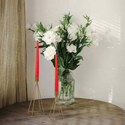 Modern candle holder, set of 2