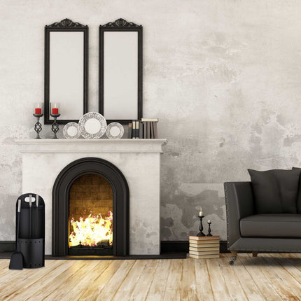 Modern fireplace 4 parts
