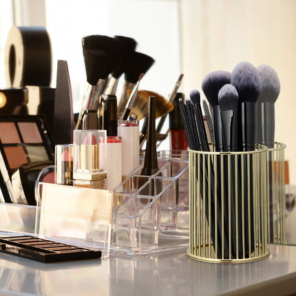 Modern stand for make-up brushes