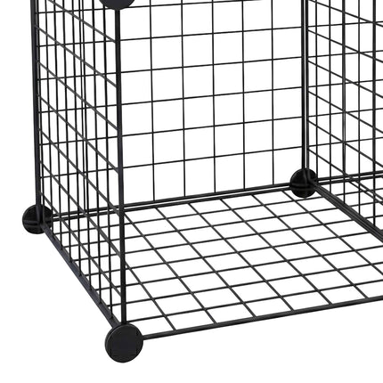 Modular Wire Cube Shelf Set – Metal Click-Fit Storage