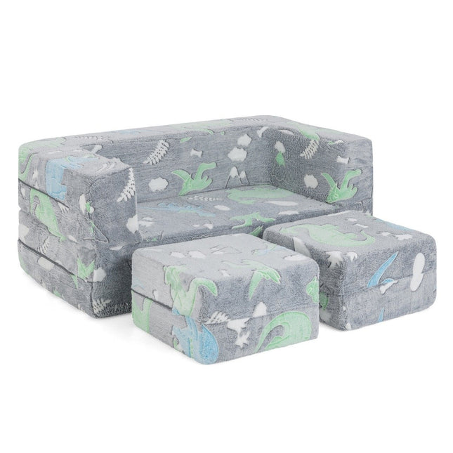 Modular children's sofa glow in the dark play sofa modular sofa dinosaur