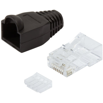 Modular plug + Bend protection Cat6 Unshielded 100+100 pcs