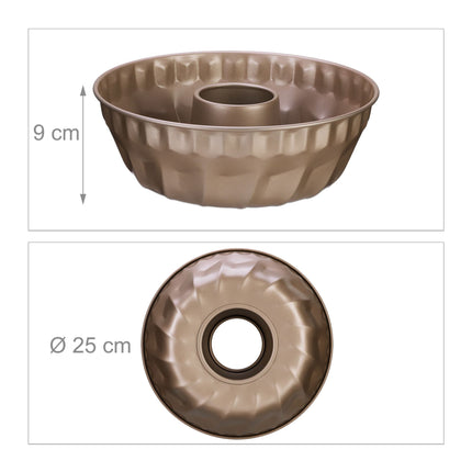 Mold for sponge cake in beige