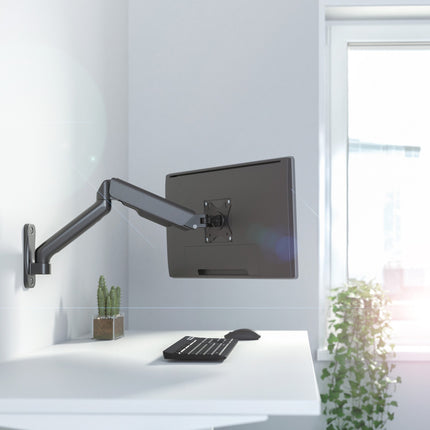 Monitor arm Wall mount 17-32" gas-suspended 450mm