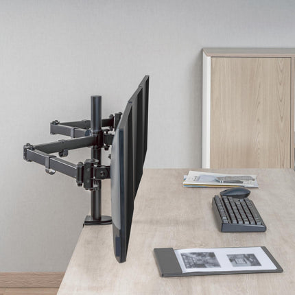 Monitor arm triple 17-27" 2x658mm
