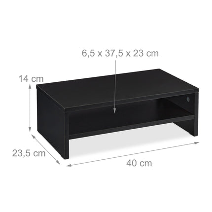 Monitor stand black