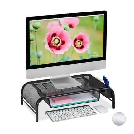 Monitor stand with box