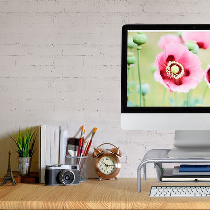 Monitor stand with box