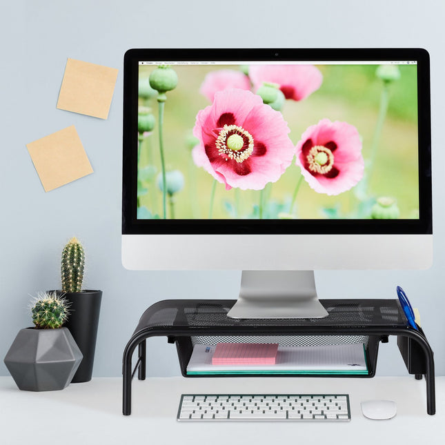 Monitor stand with box