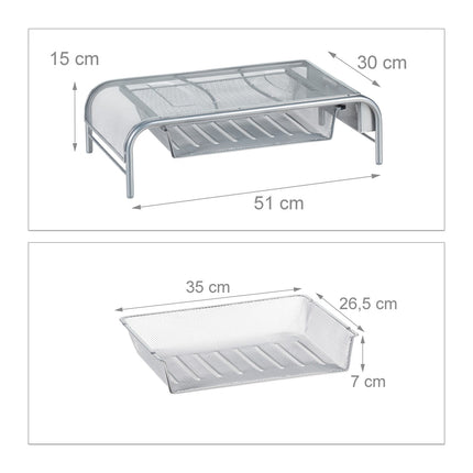 Monitor stand with box