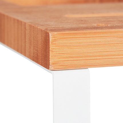 Monitor stand with table divider