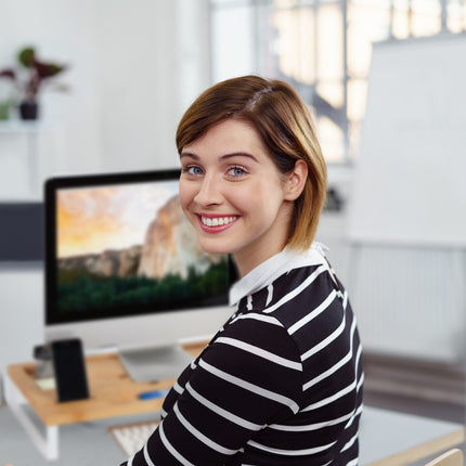 Monitor stand with table divider
