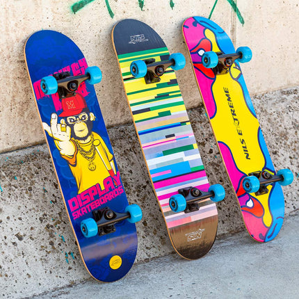 Monkey Skateboard, 31"" Maple Deck, Double Kick