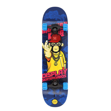 Monkey Skateboard, 31"" Maple Deck, Double Kick
