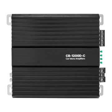 Monoblock Car Amplifier 1200W RMS, Class D, Remote Bass