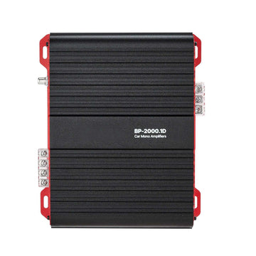 Monoblock Car Amplifier 2000W RMS, Class D, Remote Bass