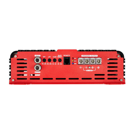 Monoblock Car Amplifier 2000W RMS, Class D, Remote Bass