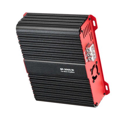 Monoblock Car Amplifier 2000W RMS, Class D, Remote Bass