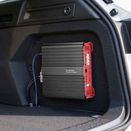 Monoblock Car Amplifier 3000W RMS, Remote Level Control