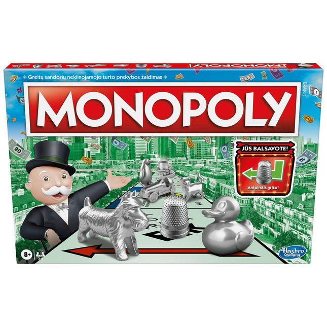 Monopoly Board Game Classic (In Lithuanian Lang.)