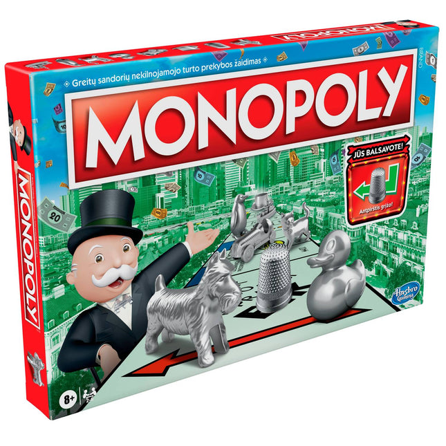 Monopoly Board Game Classic (In Lithuanian Lang.)