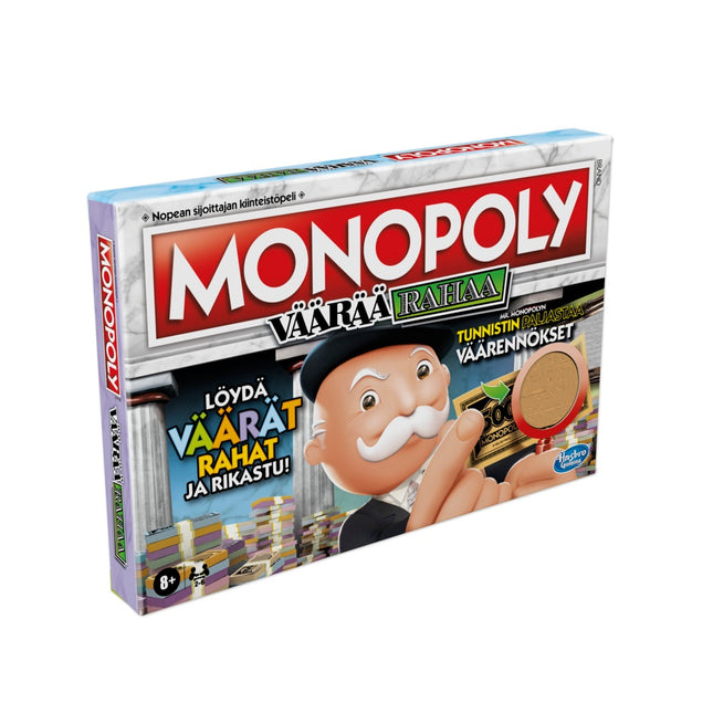 Monopoly Board Game Crooked Cash (In Finnish Lang.)