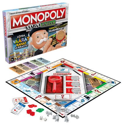 Monopoly Board Game Crooked Cash (In Finnish Lang.)