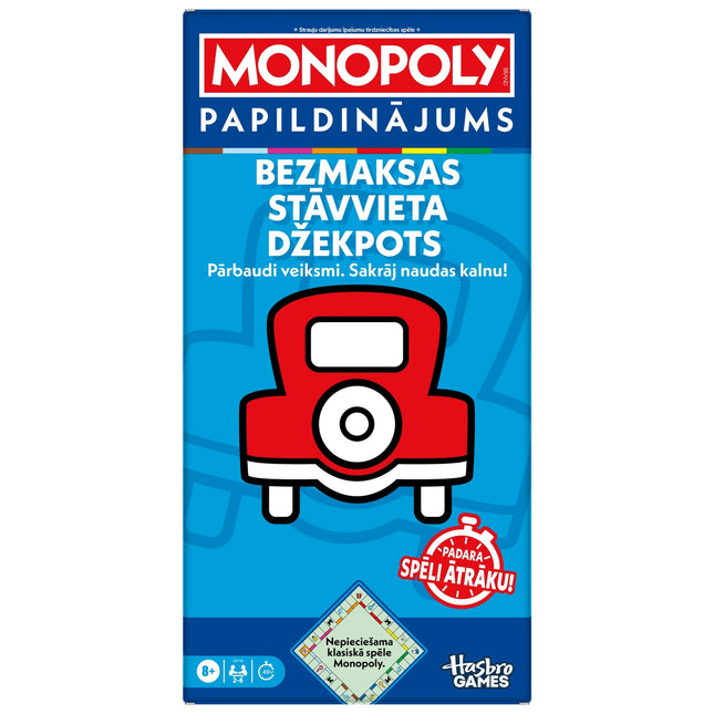 Monopoly Board Game Free Parking Jackpot Expansion Set