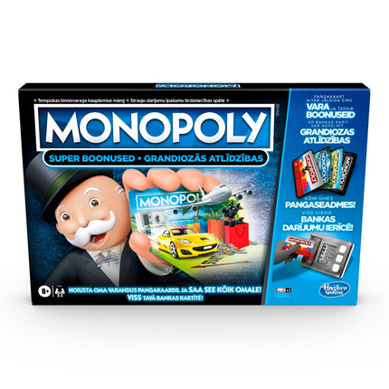 Monopoly Board Game Super Electronic Banking (In Estonian And Latvian Lang.)