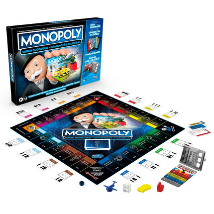Monopoly Board Game Super Electronic Banking (In Estonian And Latvian Lang.)
