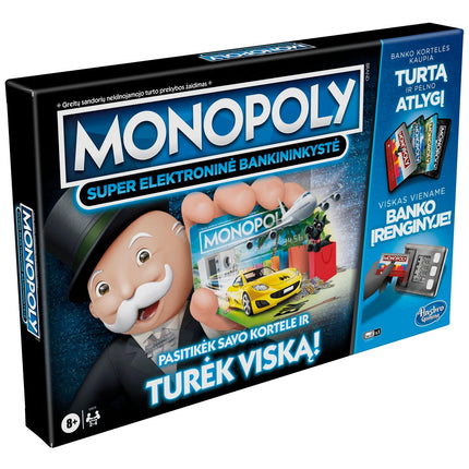 Monopoly Board Game Super Electronic Banking (In Lithuanian Lang.)