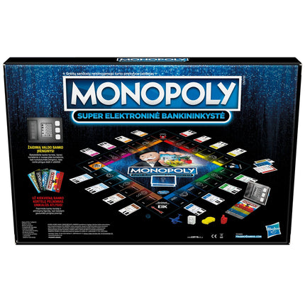 Monopoly Board Game Super Electronic Banking (In Lithuanian Lang.)