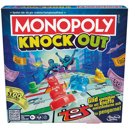 Monopoly Board Game - Swedish Edition for 2-8 Players