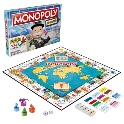 Monopoly Board Game World Tour (In Finnish Lang.)