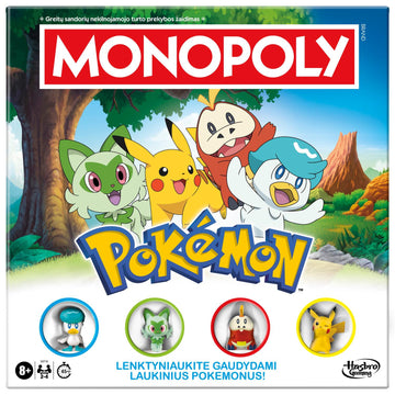 Monopoly Board Game in Lithuanian - Fun for 2-6 Players