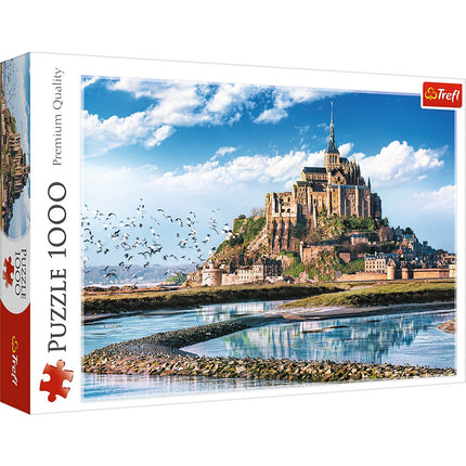 Mont Saint-Michel 1000-Piece Puzzle for Adults and Kids