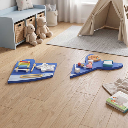 Montessori 13-in-1 Whale Busy Board with Xylophone