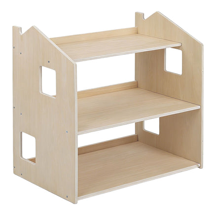 Montessori Children's Bookcase, House-Shaped Shelf